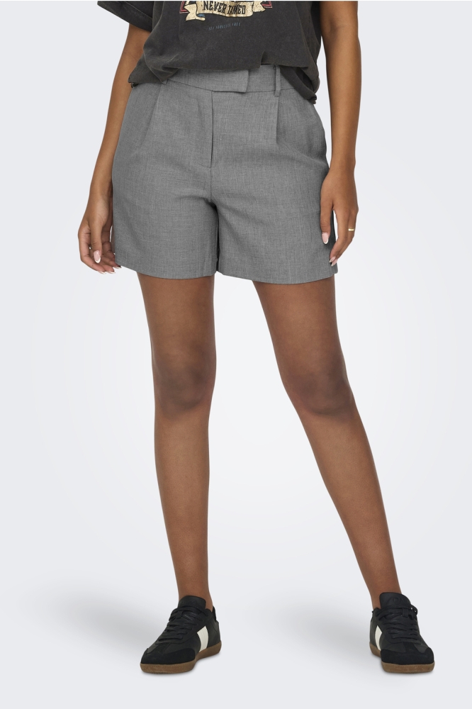 ONLLINDA HW MEL SHORTS TLR NOOS 15283727 MEDIUM GREY MELANGE
